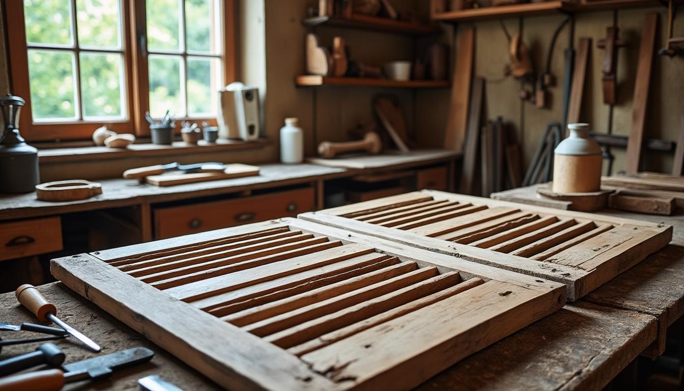 Redonnez vie à vos volets en bois à Dinan : restauration artisanale et durable avec Virginie offrez une seconde jeunesse à vos volets en bois à dinan grâce à la restauration artisanale de virginie. solutions durables, respect du bois et savoir-faire local au service de votre habitat.
