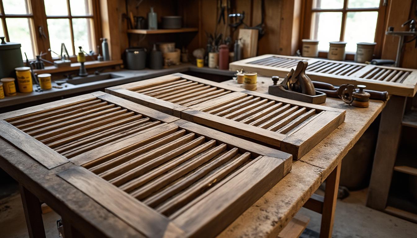 Restauration volets bois Bonneuil : redonnez vie à vos boiseries avec Virginie, artisan passionnée confiez la restauration de vos volets en bois à bonneuil à virginie, artisan passionnée. redonnez éclat et durabilité à vos boiseries grâce à un savoir-faire unique et des finitions soignées.