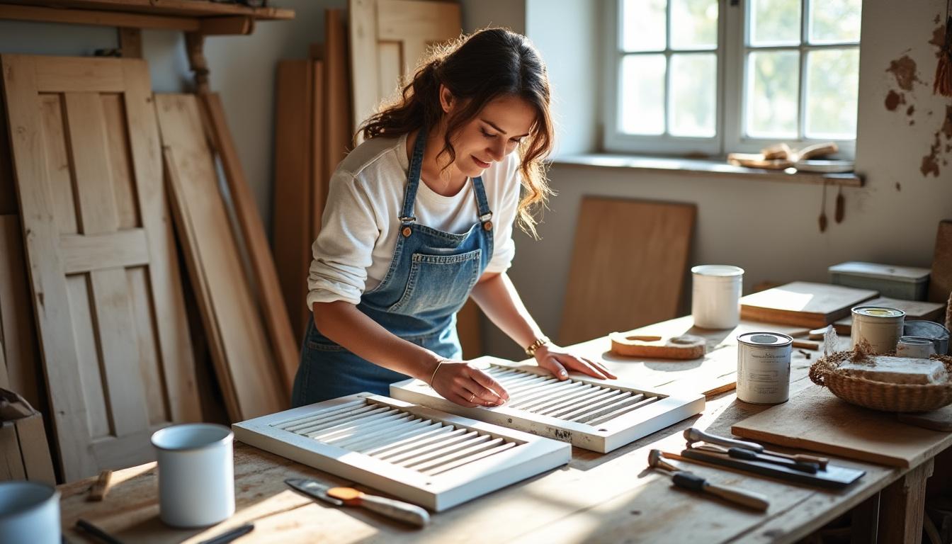 Restauration volets bois Le Blanc : offrez une seconde vie à vos boiseries avec Virginie, artisane passionnée confiez la restauration de vos volets en bois à le blanc à virginie, artisane passionnée. offrez une seconde vie à vos boiseries avec un savoir-faire artisanal et personnalisé.