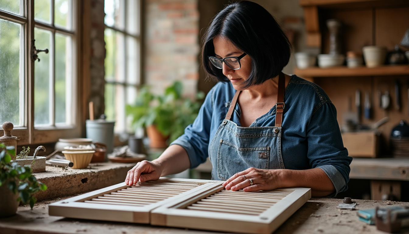 Donnez une seconde vie à vos volets en bois à Martizay grâce à la restauration artisanale de Virginie confiez la restauration de vos volets en bois à martizay à virginie, artisan passionnée, et redonnez-leur tout leur éclat grâce à un savoir-faire traditionnel et soigné.