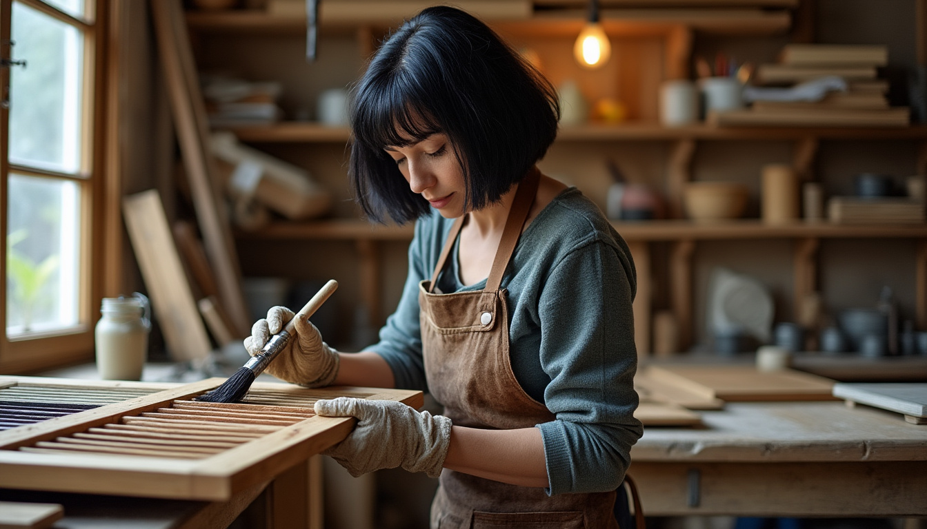 confiez la restauration de vos volets en bois à lye à virginie, artisane passionnée. faites revivre l’authenticité de vos volets grâce à un savoir-faire artisanal et des finitions sur-mesure.