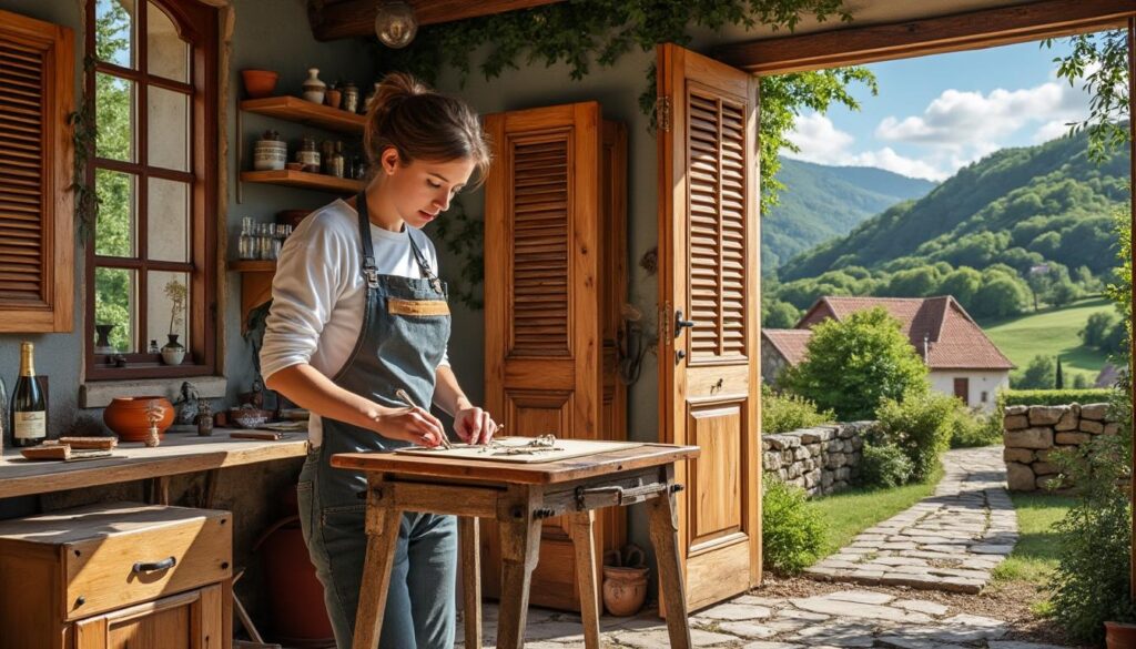 découvrez les astuces d'une artisane passionnée à la champenoise pour restaurer et embellir vos volets et portails en bois. offrez une seconde vie à votre maison grâce à des conseils pratiques et personnalisés adaptés à vos besoins.