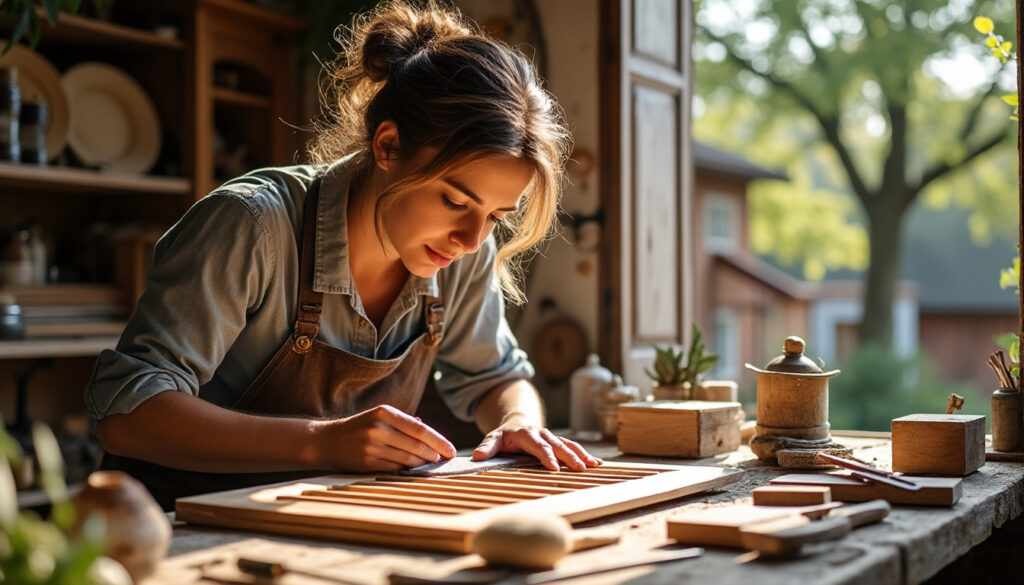offrez une nouvelle jeunesse à vos volets et portails en bois à jeu-les-bois grâce à virginie, artisan passionnée. restauration sur mesure, respect du bois et savoir-faire artisanal pour embellir votre habitat.