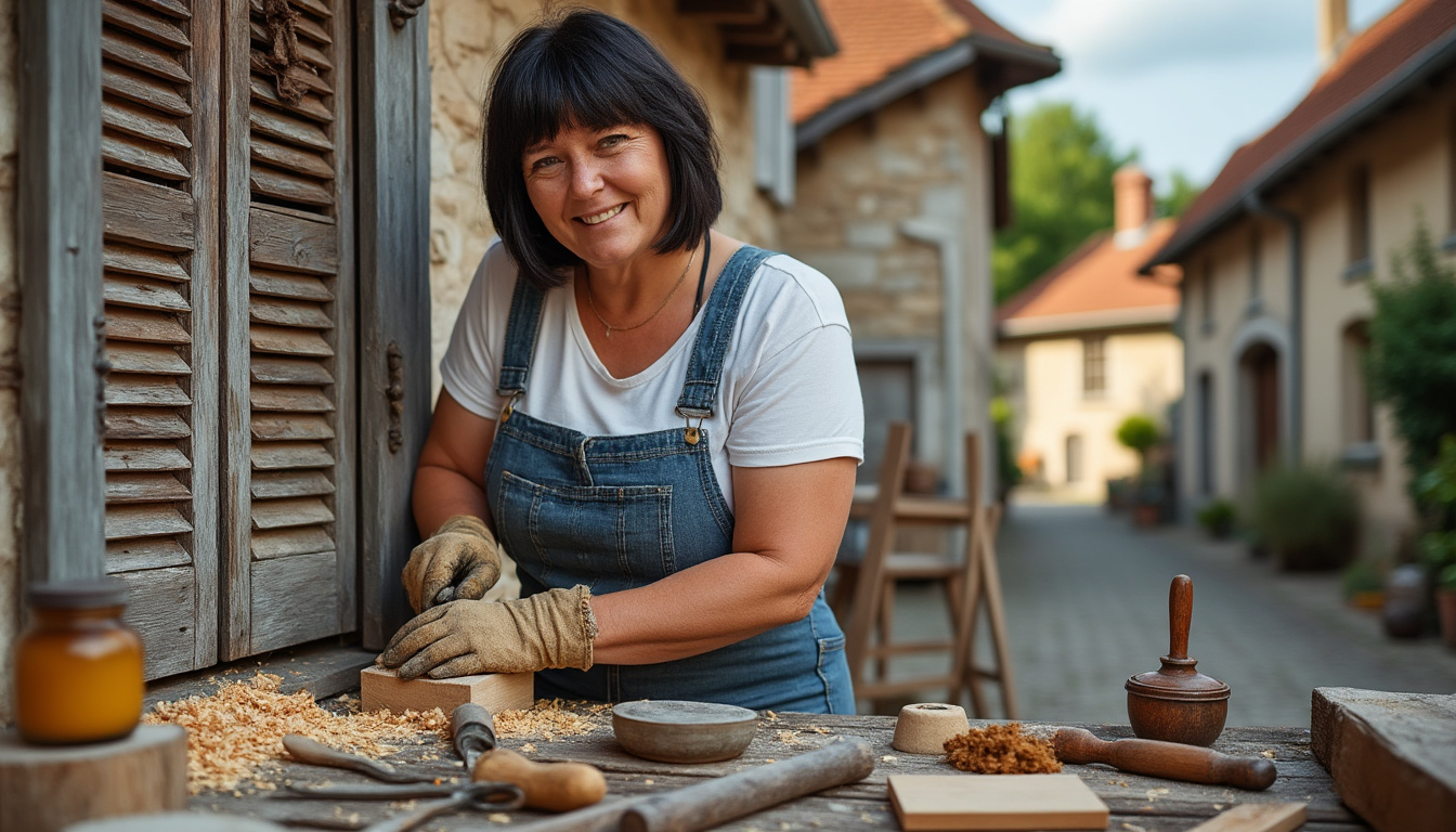 Redonnez vie à vos boiseries : restauration volets bois et portails bois à Lourdoueix-Saint-Michel avec Virginie, artisan passionnée confiez la restauration de vos volets et portails en bois à lourdoueix-saint-michel à virginie, artisan passionnée. redonnez vie et charme à vos boiseries grâce à un savoir-faire unique et des finitions sur mesure.