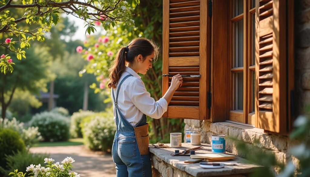 offrez une seconde jeunesse à vos volets en bois à chaillac grâce à la restauration soignée et authentique de virginie. qualité artisanale, respect du bois et savoir-faire local pour sublimer votre façade.