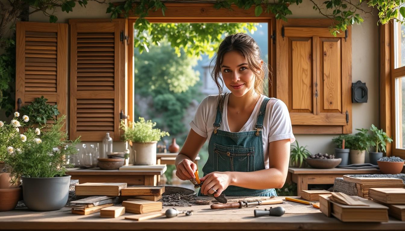 Redonnez vie à vos volets et portails en bois à Buxières-d'Aillac : la restauration artisanale avec Virginie offrez une seconde jeunesse à vos volets et portails en bois à buxières-d'aillac grâce à la restauration artisanale de virginie. expertise, savoir-faire et respect du bois pour des résultats durables et authentiques.