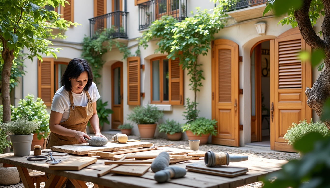 Redonnez vie à vos volets et portails en bois à Levroux : restauration écologique et savoir-faire artisanal avec Virginie confiez la restauration de vos volets et portails en bois à levroux à virginie : des techniques écologiques, un savoir-faire artisanal et une seconde vie pour vos menuiseries extérieures.