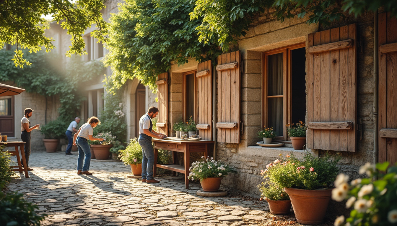 Rénover ses volets en bois à Fontgombault : authenticité et charme retrouvés avec la restauration des portails en bois redonnez vie à vos volets en bois à fontgombault ! découvrez comment la rénovation et la restauration des portails en bois apportent authenticité et charme à votre maison.