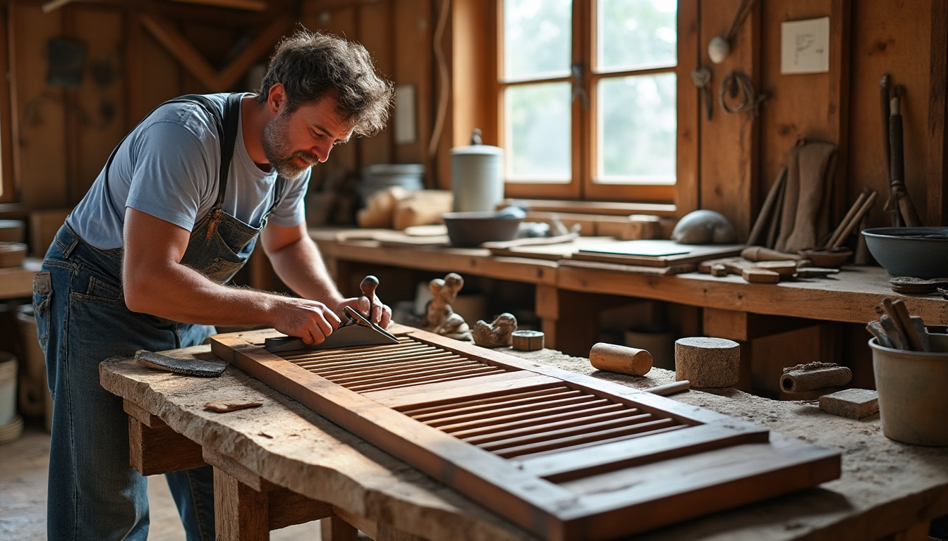Restauration volets bois Champillet : redonnez vie à vos boiseries avec Virginie confiez la restauration de vos volets en bois à champillet à virginie et redonnez éclat et protection à vos boiseries grâce à un savoir-faire artisanal et des finitions soignées.