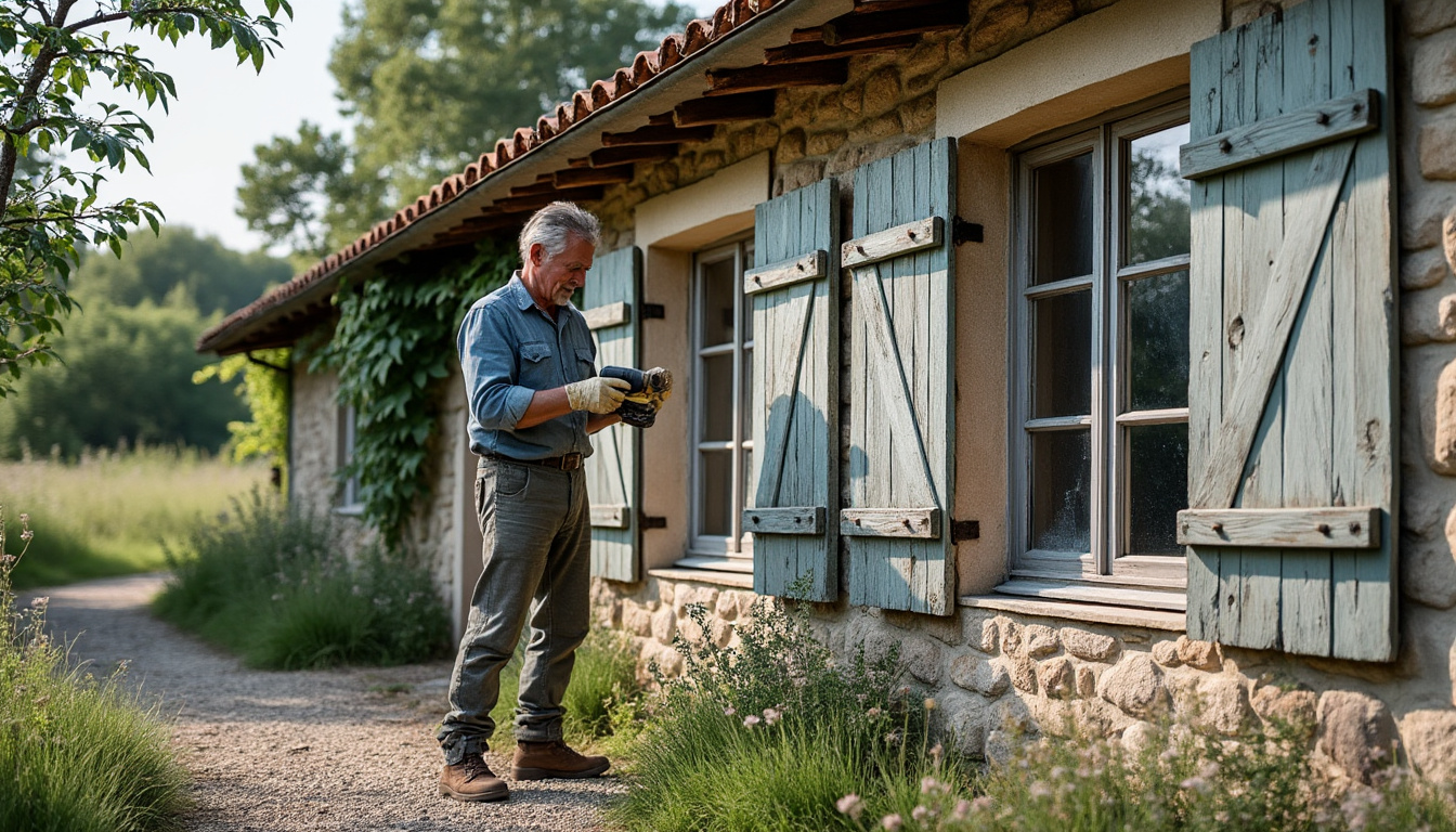 confiez la restauration de vos volets en bois à chazelet à virginie et redonnez du charme et de l'authenticité à votre maison grâce à un savoir-faire artisanal et des finitions soignées.