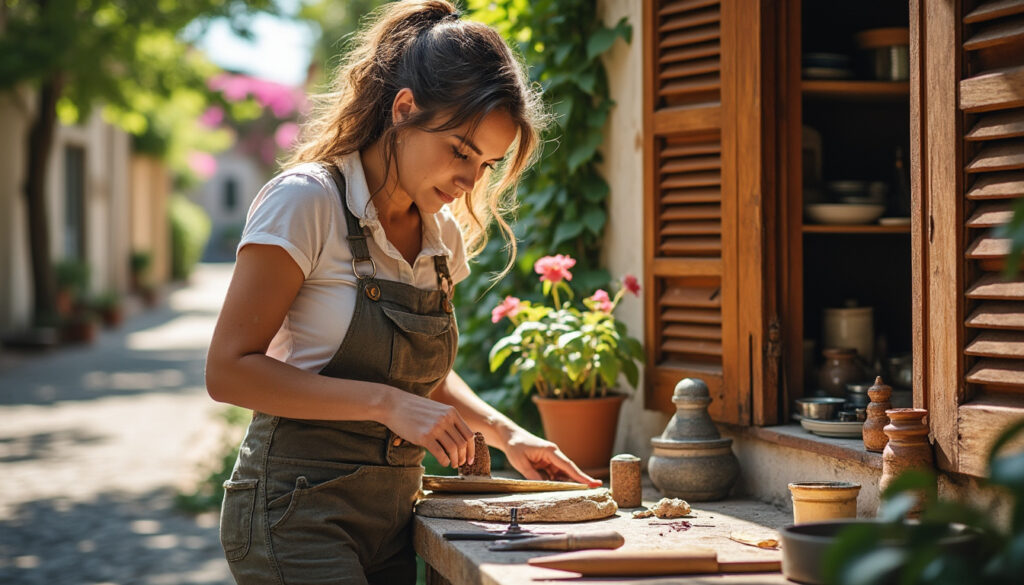 redonnez vie à vos volets bois à déols grâce à virginie, artisan passionnée. restauration traditionnelle, savoir-faire local et respect du patrimoine pour un résultat authentique et durable.