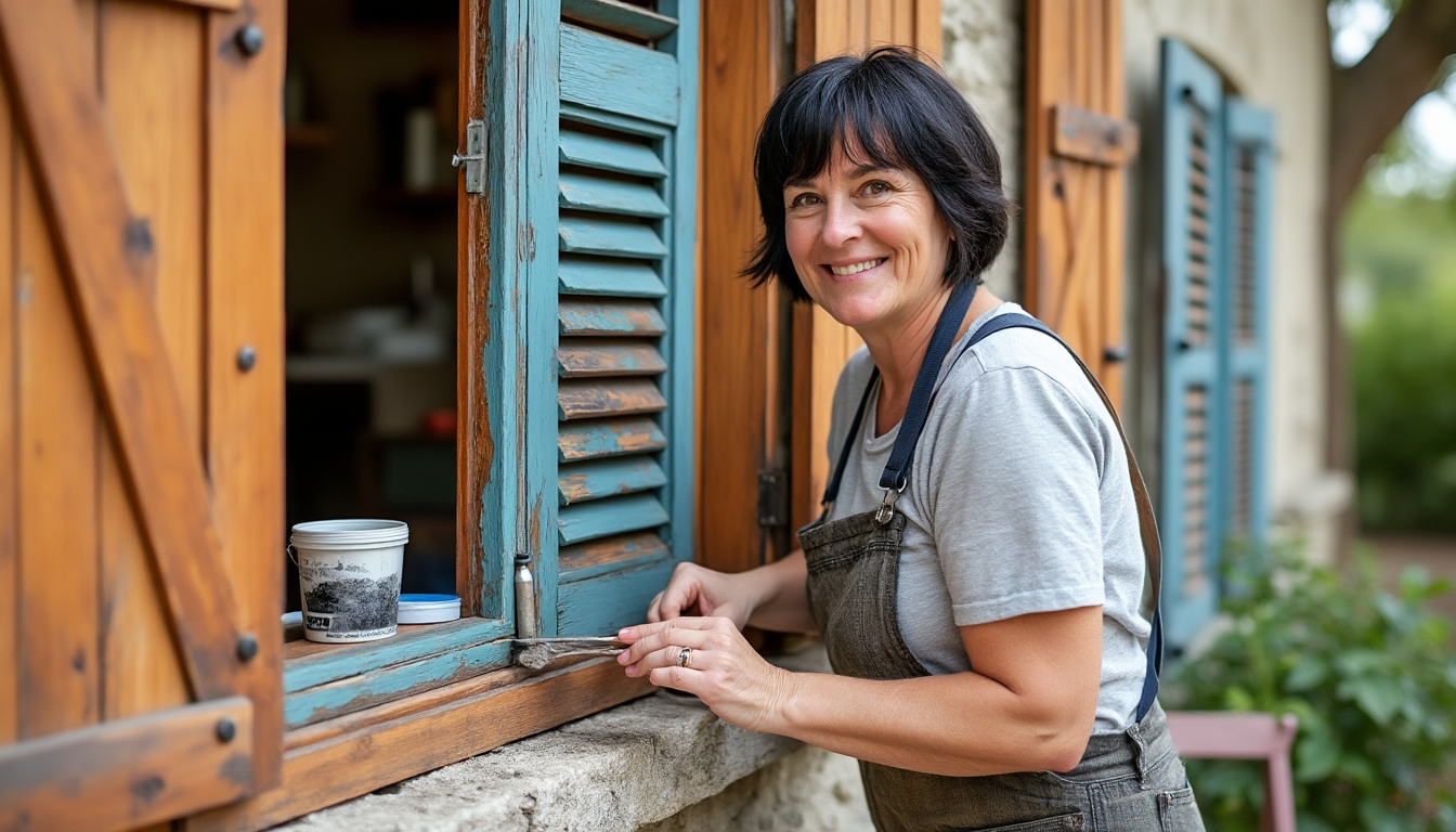 Restauration volets bois Le Magny : redonnez vie à vos boiseries avec Virginie confiez la restauration de vos volets en bois à le magny à virginie, experte en rénovation de boiseries. offrez une nouvelle vie, durable et esthétique, à vos volets grâce à des techniques artisanales et des finitions soignées.