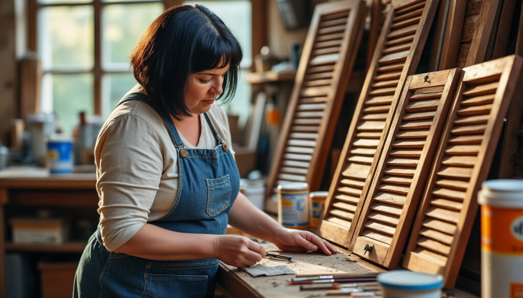 offrez une seconde vie à vos volets en bois à luant grâce à virginie, artisane passionnée. expertise, restauration sur-mesure et respect du bois pour embellir durablement vos boiseries.