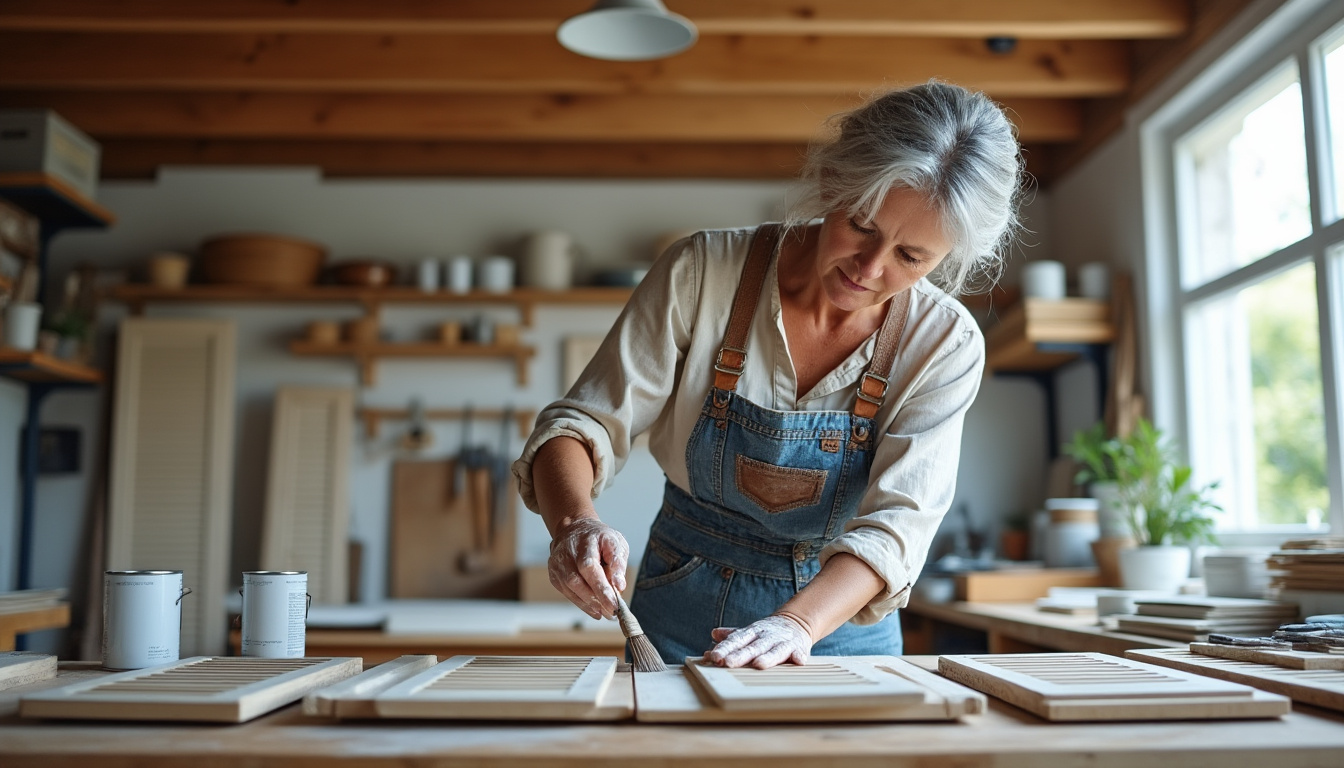 Restauration volets bois Luant : redonner vie à vos boiseries avec Virginie, artisane passionnée confiez la restauration de vos volets en bois à luant à virginie, artisane passionnée. redonnez vie et éclat à vos boiseries grâce à un travail soigné et sur mesure. demandez votre devis personnalisé !