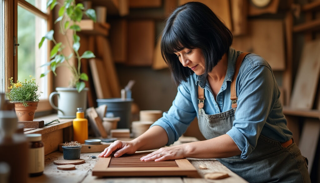 confiez la restauration de vos volets bois à mâron à virginie, votre artisan éco-responsable. redonnez éclat et protection à vos boiseries avec des méthodes respectueuses de l’environnement.