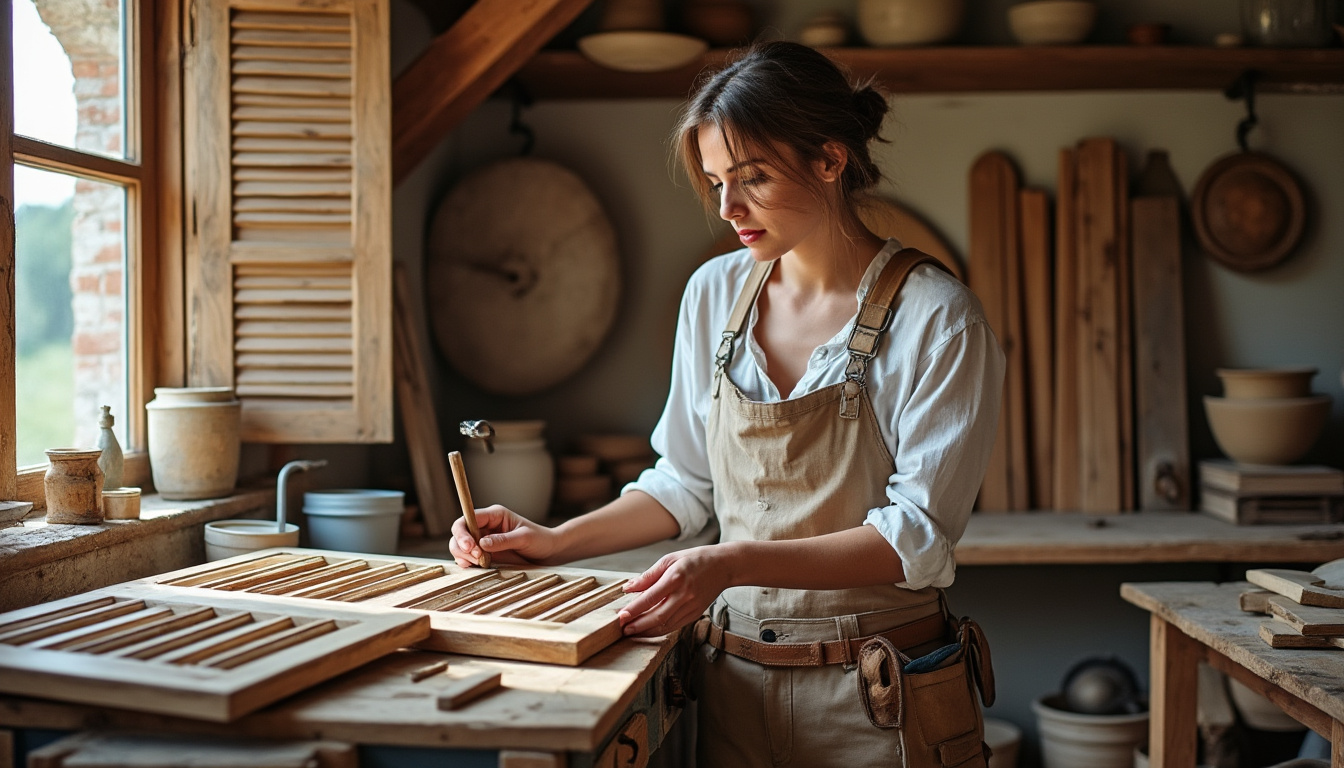 Restauration volets bois Mauvières : redonnez vie à vos boiseries avec Virginie, artisane passionnée confiez la restauration de vos volets bois à mauvières à virginie, artisane passionnée. redonnez vie à vos boiseries grâce à un savoir-faire artisanal et des finitions soignées. contactez-nous pour un devis personnalisé !