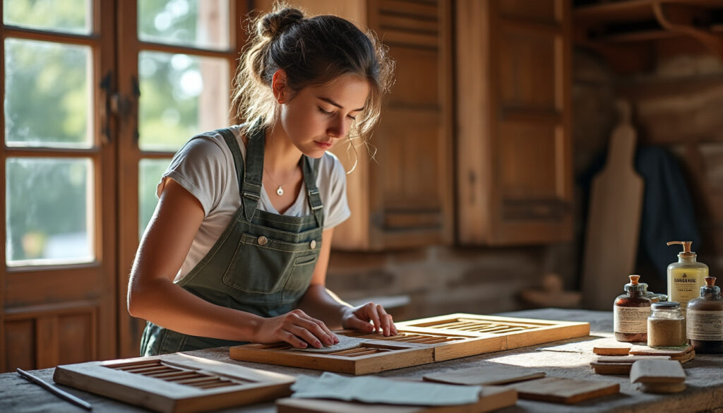 confiez la restauration de vos volets en bois à la châtre-langlin à virginie, spécialiste en rénovation de menuiseries bois. redonnez charme et protection à votre maison grâce à ses services professionnels et personnalisés.