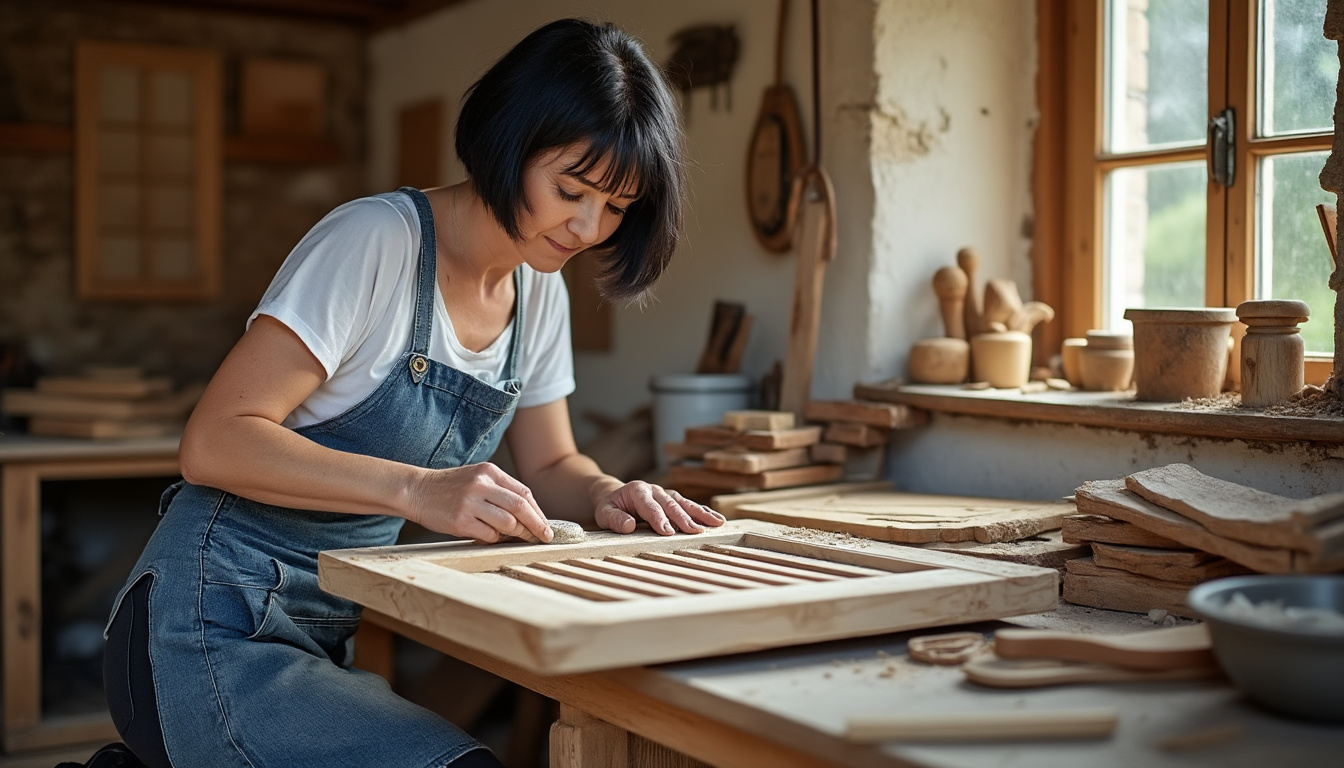 Redonner vie à vos volets en bois à Montipouret : Virginie, artisan passionnée de la restauration locale confiez la restauration de vos volets en bois à montipouret à virginie, artisan expérimentée et passionnée. redonnez charme et authenticité à votre habitation grâce à un savoir-faire local et soigné.