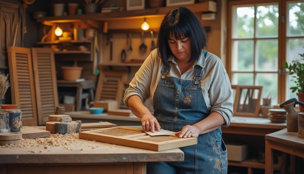 offrez une seconde jeunesse à vos volets en bois à saint-benoît-du-sault grâce au savoir-faire artisanal de virginie. redécouvrez le charme et la durabilité de vos volets grâce à une restauration locale et personnalisée.