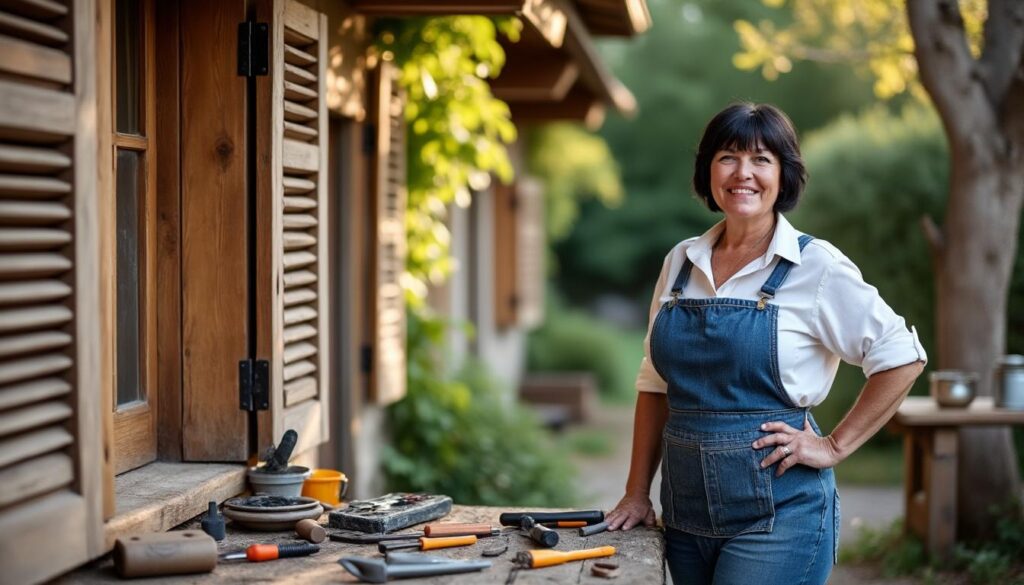 Redonnez vie à vos boiseries anciennes : restauration volets bois et portails bois à la Pérouille avec Virginie offrez une seconde jeunesse à vos volets et portails en bois anciens à la pérouille grâce à l’expertise de virginie. redécouvrez la beauté de vos boiseries restaurées avec soin et savoir-faire artisanal.