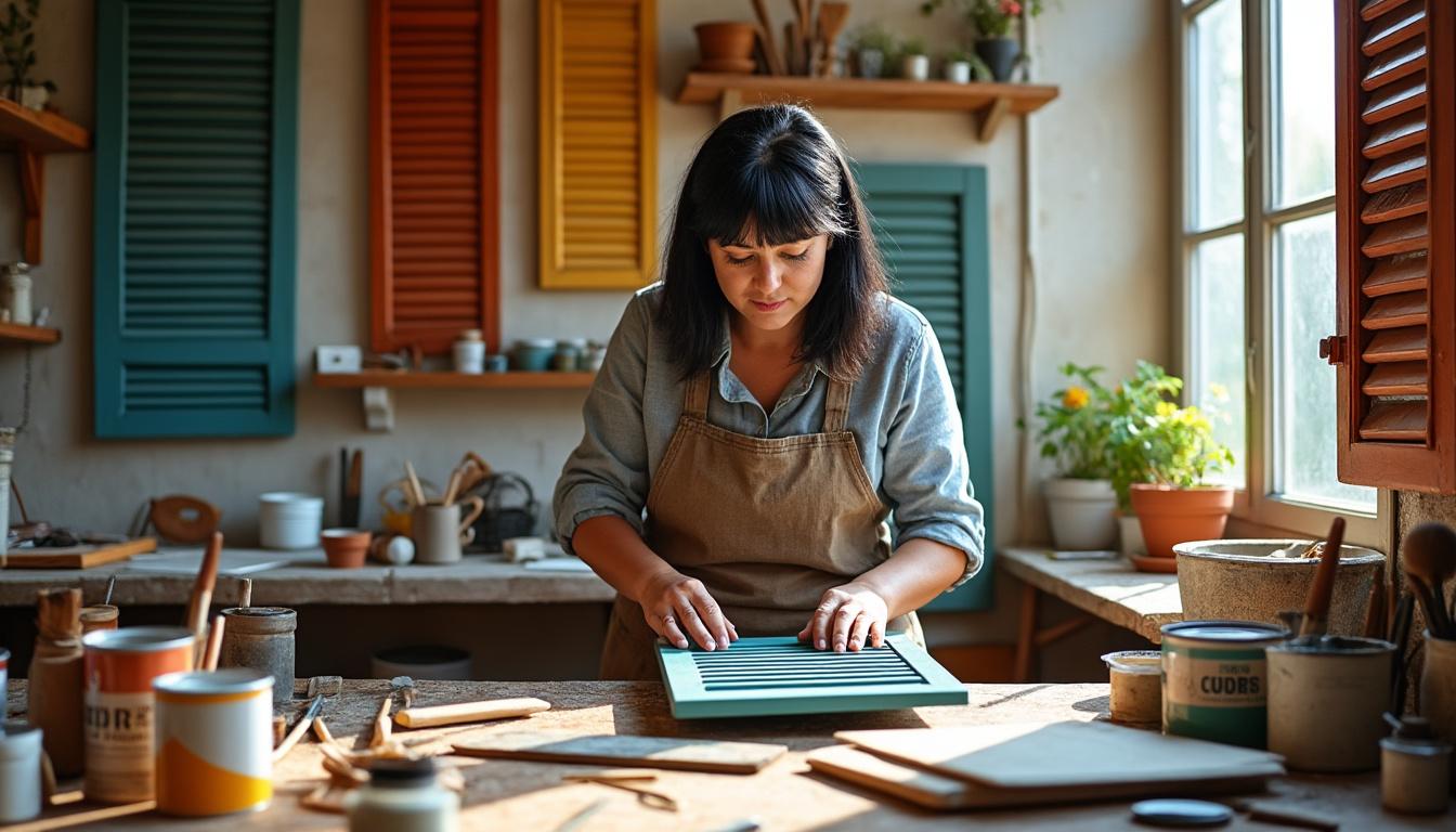 Redonnez vie à vos volets bois à Neuvy-Pailloux grâce à la restauration artisanale de Virginie confiez la restauration de vos volets bois à neuvy-pailloux à virginie, artisan passionnée. offrez une seconde vie à vos volets grâce à un savoir-faire authentique et un service sur mesure.
