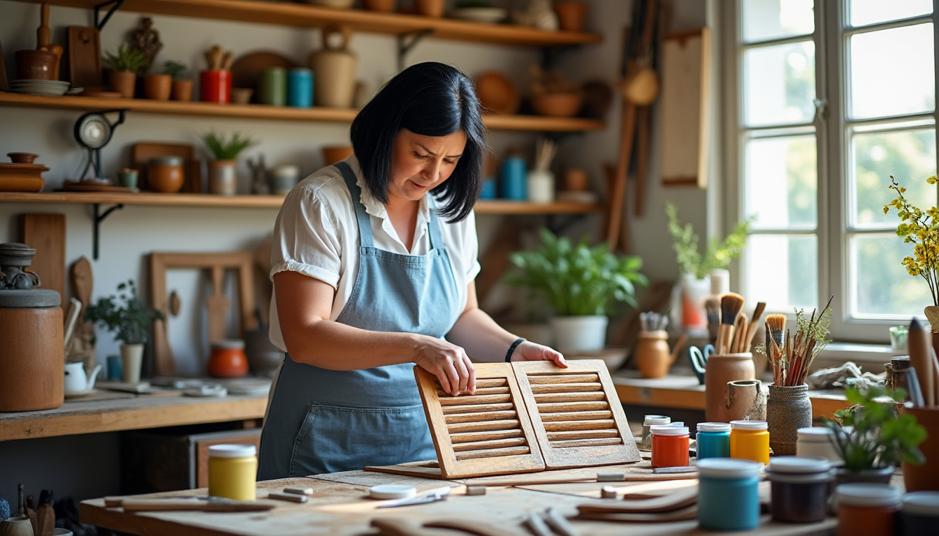 Redonnez vie à vos volets en bois à Meunet-Planches : la restauration artisanale signée Virginie confiez la restauration de vos volets en bois à meunet-planches à virginie, artisan passionnée. redonnez vie à vos volets grâce à un savoir-faire local, pour un résultat authentique et durable.