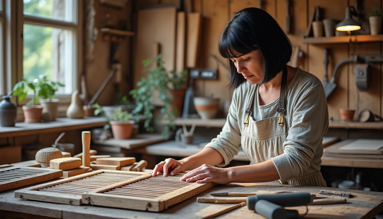 confiez la restauration de vos volets en bois à murs à virginie, artisane passionnée. redécouvrez l’authenticité et l’éclat de votre maison grâce à un savoir-faire unique et respectueux du bois.