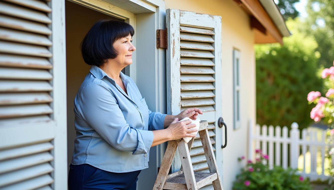 Redonnez vie à vos volets en bois à Pérassay : la restauration écoresponsable par Virginie confiez la restauration de vos volets en bois à pérassay à virginie, spécialiste de la rénovation écoresponsable. offrez une seconde vie à vos volets avec des solutions durables et respectueuses de l'environnement.