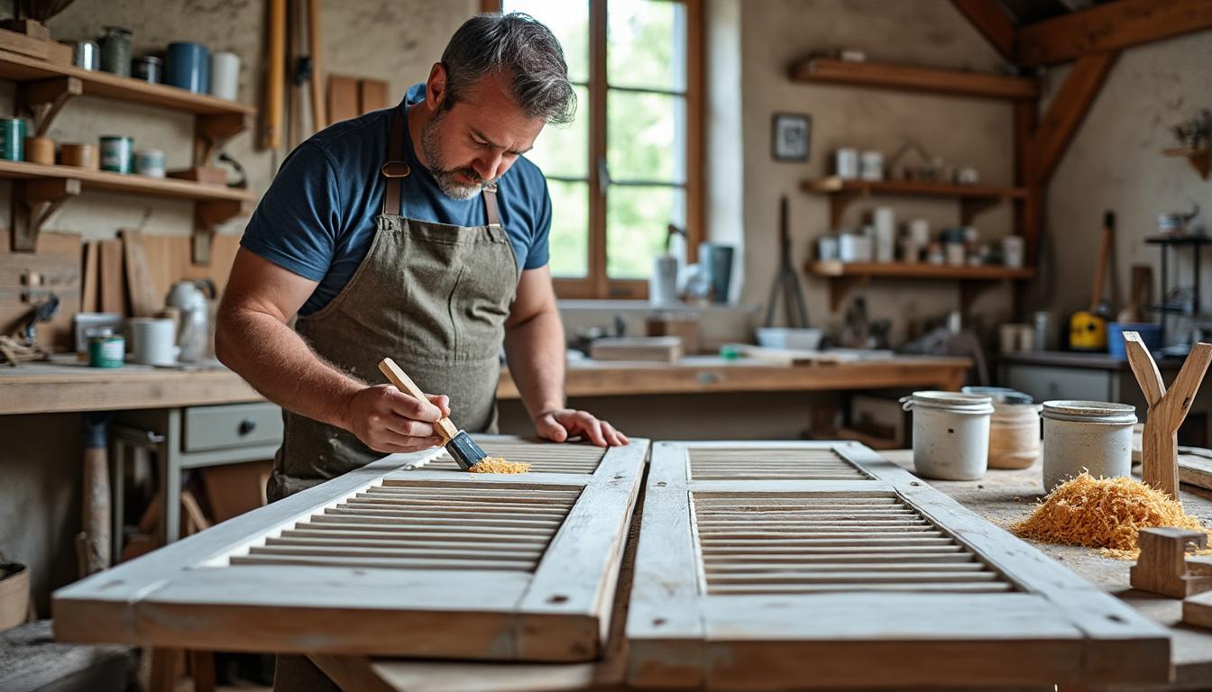 Redonnez vie à vos volets et portails bois à Paudy avec la restauration artisanale de Virginie confiez la restauration de vos volets et portails bois à paudy à virginie, artisane spécialisée. offrez une seconde vie à vos boiseries grâce à un savoir-faire traditionnel et des finitions soignées.
