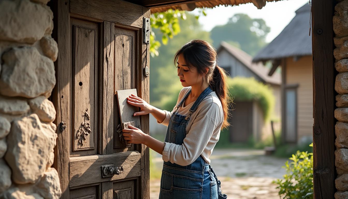 confiez la restauration de vos volets et portails en bois à sazeray à virginie, artisan passionnée. donnez une seconde vie à vos menuiseries avec un savoir-faire traditionnel et des finitions soignées.