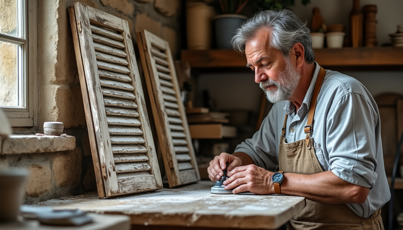 Restauration volets bois Mézières-en-Brenne : redonnez du charme à votre maison avec Virginie confiez la restauration de vos volets en bois à mézières-en-brenne à virginie. redonnez du charme et de l’authenticité à votre maison grâce à un savoir-faire artisanal et des finitions soignées.