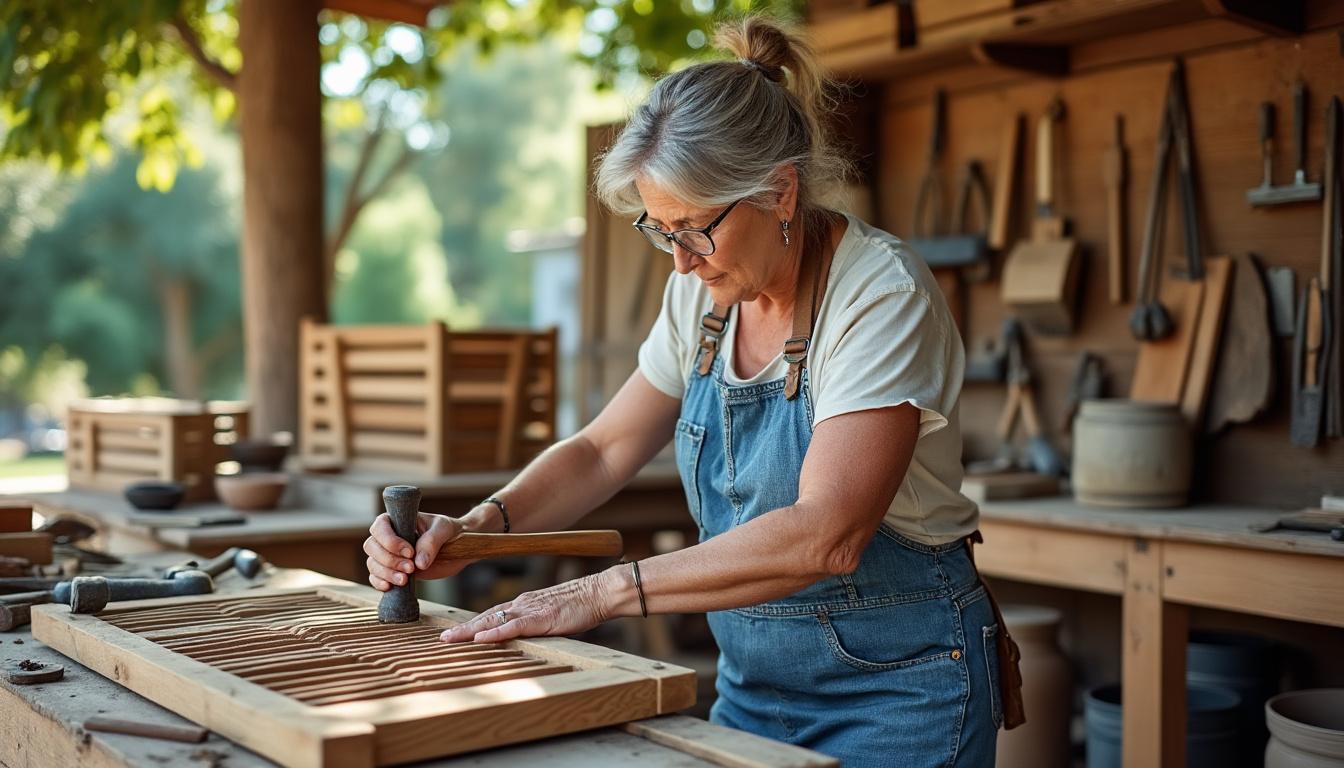 confiez la restauration de vos volets et portails en bois à mouhet à virginie, artisan passionnée. redonnez vie à vos boiseries grâce à son savoir-faire local et des finitions soignées.