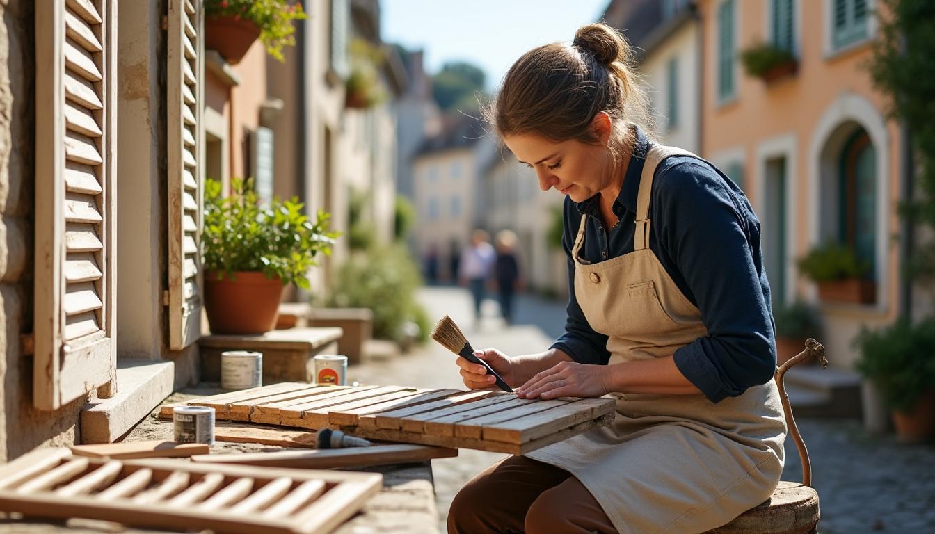 confiez la restauration de vos volets en bois à moulins-sur-céphons à virginie, artisan passionnée. redonnez charme et authenticité à votre maison grâce à un savoir-faire artisanal et des finitions de qualité.