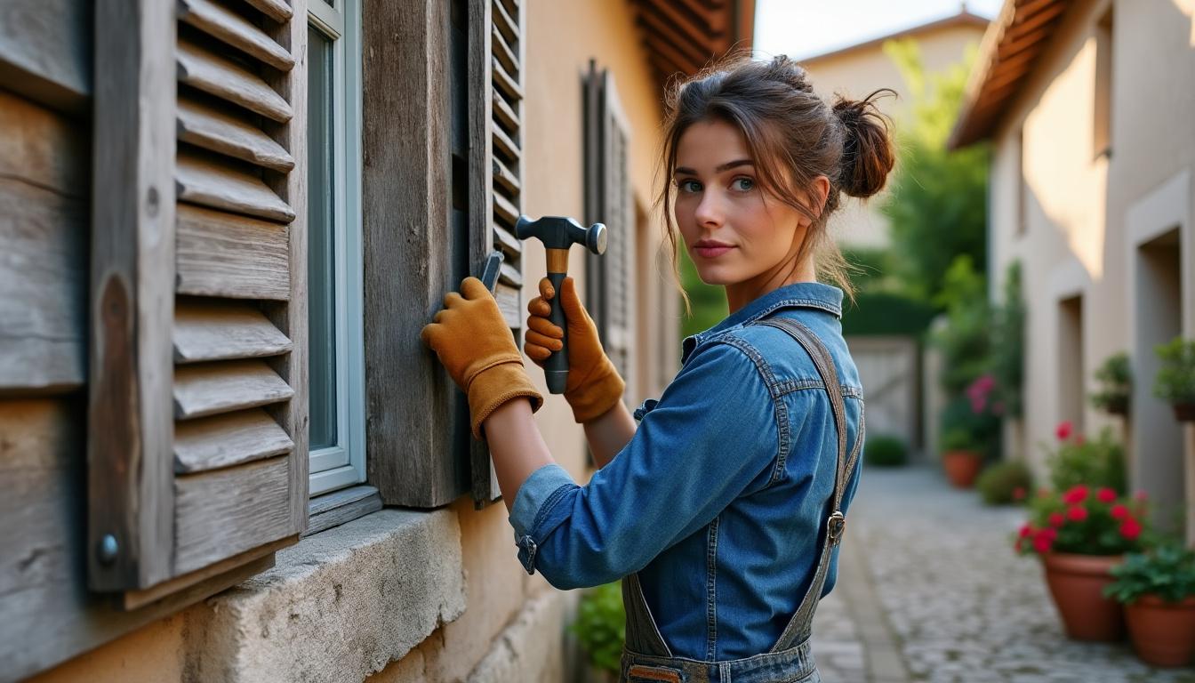 confiez la restauration de vos volets en bois à moulins-sur-céphons à virginie, artisan passionnée. redonnez charme et authenticité à votre maison grâce à un savoir-faire local et sur-mesure.