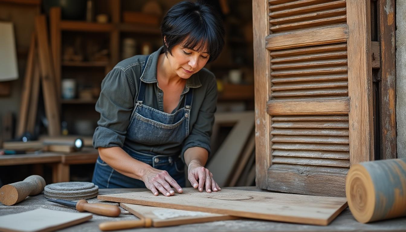 Restauration volets bois Oulches : redonnez vie à vos boiseries et portails avec Virginie confiez la restauration de vos volets en bois à oulches à virginie et redonnez vie à vos boiseries, portails et menuiseries extérieures grâce à un savoir-faire artisanal et des solutions sur mesure.