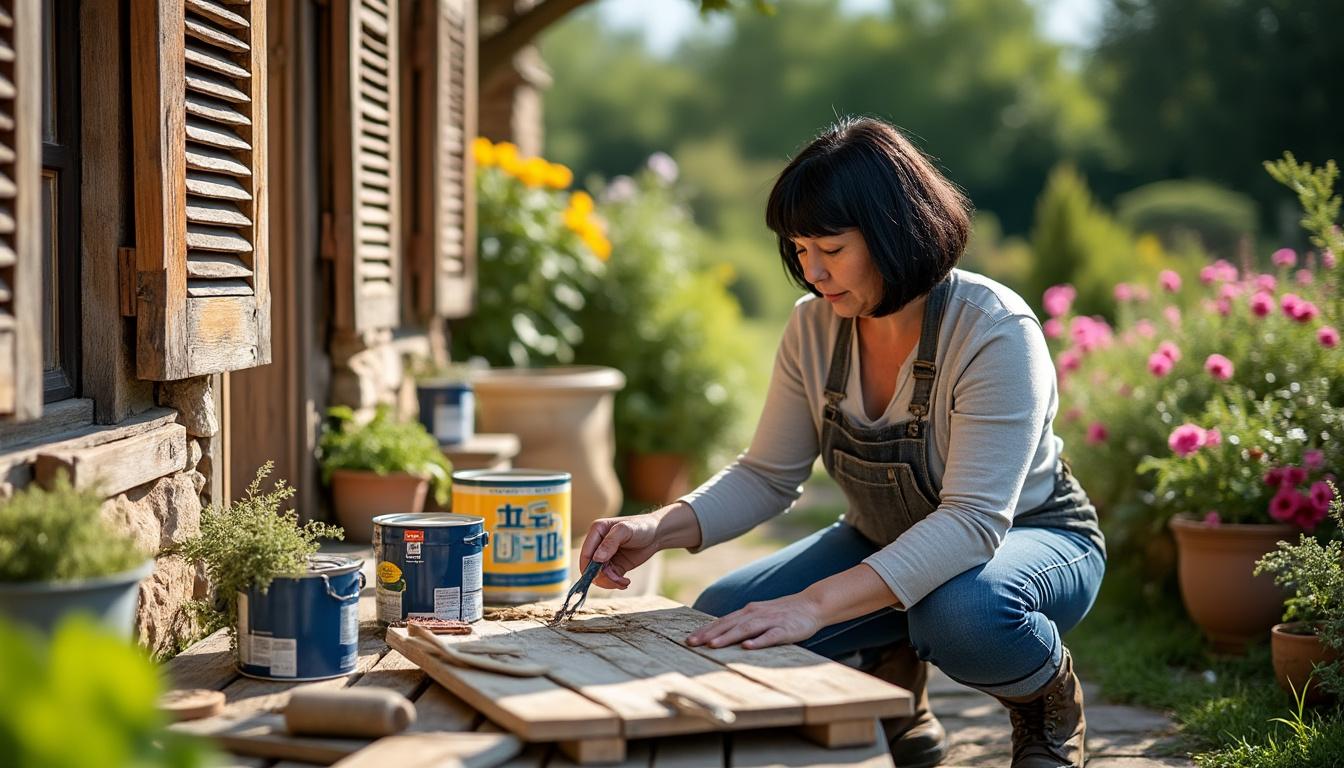 Restauration volets bois Oulches : redonnez vie à vos boiseries et portails avec Virginie confiez la restauration de vos volets bois et portails à oulches à virginie. redonnez vie à vos boiseries grâce à un savoir-faire artisanal et des finitions soignées. contactez-nous pour un devis gratuit !