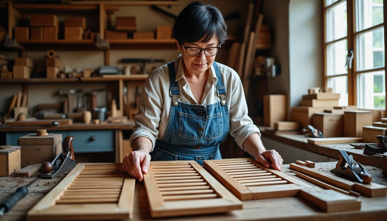Restauration volets bois Pommiers : redonnez vie à vos menuiseries avec Virginie confiez la restauration de vos volets en bois à pommiers à virginie, spécialiste en rénovation. redonnez vie à vos menuiseries grâce à un savoir-faire artisanal et des finitions sur mesure.