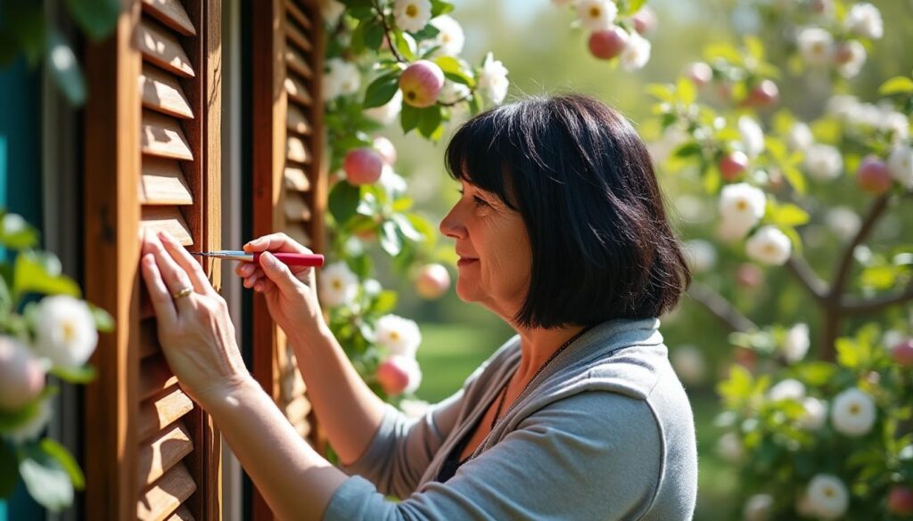 Restauration volets bois Pommiers : redonnez vie à vos menuiseries avec Virginie confiez la restauration de vos volets en bois à pommiers à virginie et redonnez vie à vos menuiseries. expertise, soin et finition sur-mesure pour embellir votre maison !
