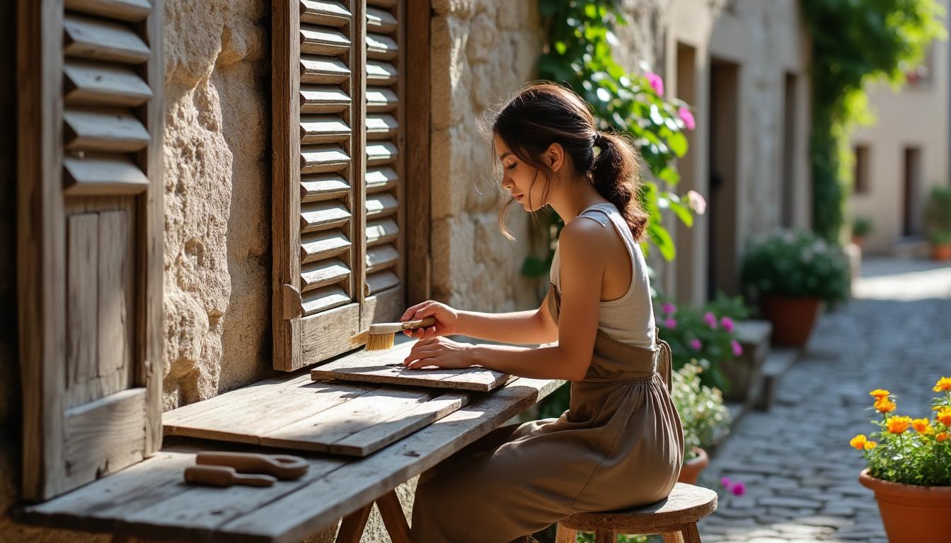 Restauration volets bois Saint-Georges-sur-Arnon : redonnez charme et authenticité à votre maison avec Virginie confiez la restauration de vos volets en bois à saint-georges-sur-arnon à virginie : redonnez charme et authenticité à votre maison grâce à un savoir-faire artisanal et des finitions soignées.