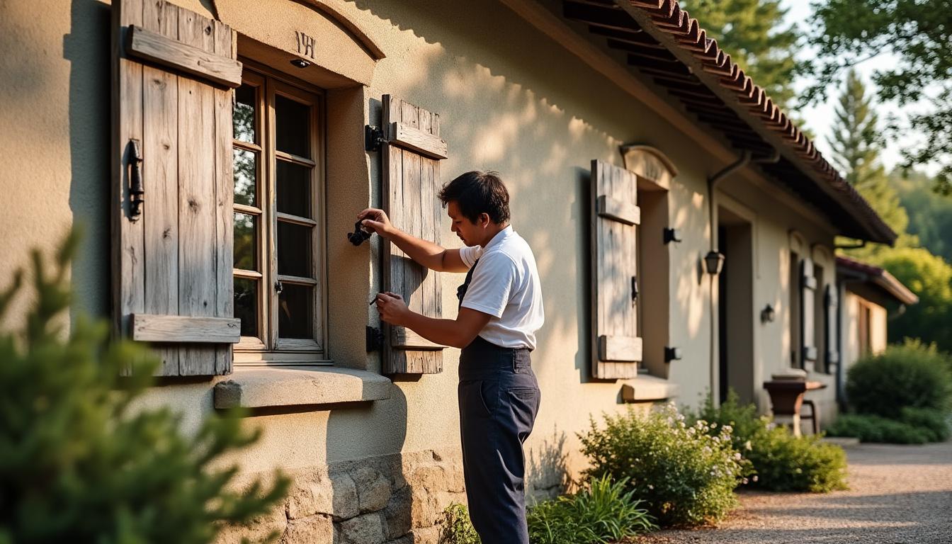 confiez la restauration de vos volets en bois à saint-michel-en-brenne à virginie. redonnez du charme et de l’authenticité à votre maison grâce à un savoir-faire artisanal de qualité.