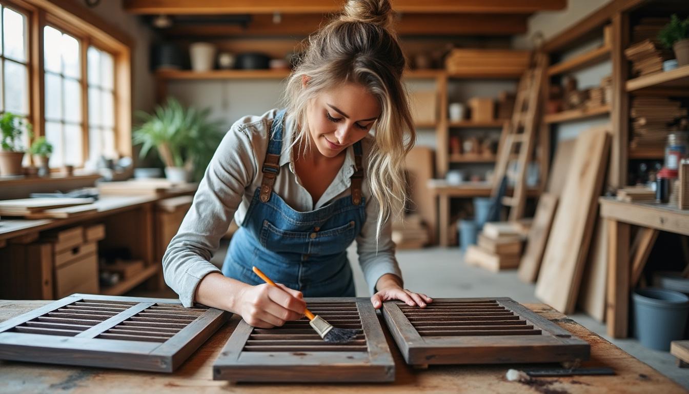 confiez la restauration de vos volets bois à sarzay à virginie et redonnez du charme à votre maison. travail artisanal, finitions soignées et conseils personnalisés pour des volets comme neufs !