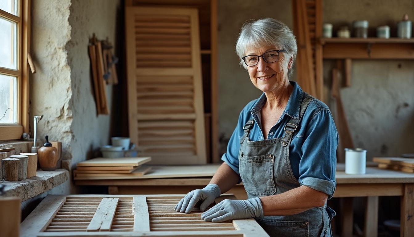 Redonner vie à votre patrimoine : restauration volets bois et portails bois à Tendu avec Virginie, artisan passionnée confiez la restauration de vos volets et portails en bois à tendu à virginie, artisan passionnée. redonnez vie à votre patrimoine grâce à son savoir-faire unique et des finitions de qualité.