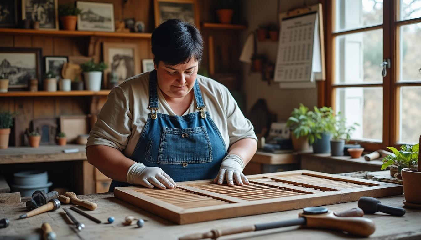 Redonnez vie à vos volets en bois à Thenay : pourquoi faire appel à Virginie pour la restauration de vos menuiseries confiez la restauration de vos volets en bois à thenay à virginie, experte en menuiserie. profitez d’un savoir-faire artisanal pour redonner charme et durabilité à vos menuiseries grâce à un service professionnel et personnalisé.