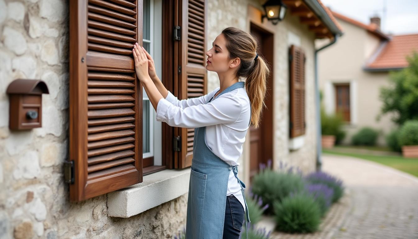 Redonnez vie à vos volets en bois à Thenay : pourquoi faire appel à Virginie pour la restauration de vos menuiseries confiez la restauration de vos volets en bois à thenay à virginie, spécialiste des menuiseries. découvrez les avantages d’un service sur mesure pour redonner éclat et longévité à vos volets tout en préservant le charme de votre maison.