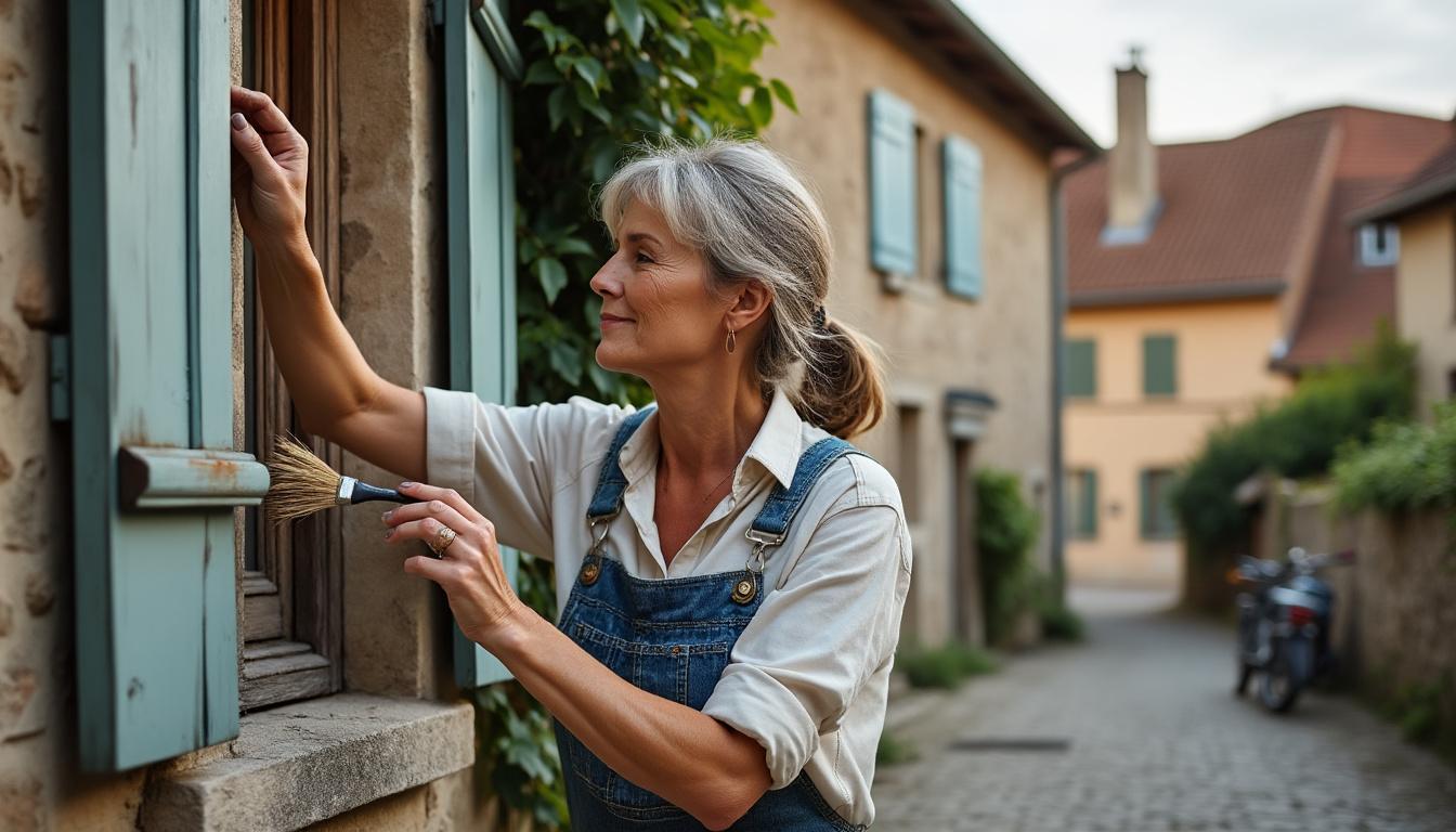 confiez la restauration de vos volets en bois à virginie, artisan locale passionnée à villegongis. redonnez vie à vos boiseries avec savoir-faire et qualité.