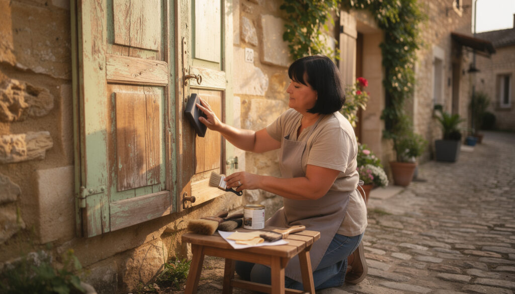 redonnez vie à vos volets en bois à vouillon grâce à la restauration professionnelle avec virginie. expertise, qualité et savoir-faire pour des volets comme neufs.